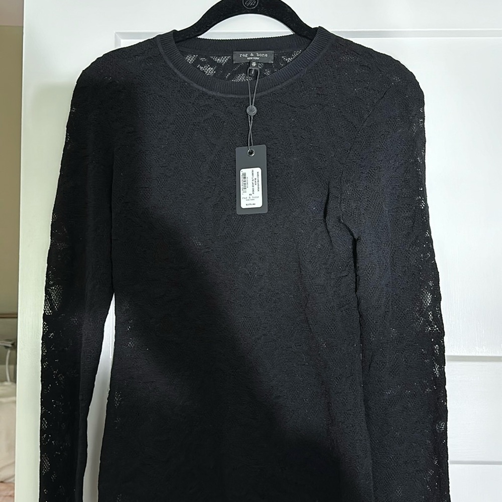 RAG AND BONE LACE TEE XS